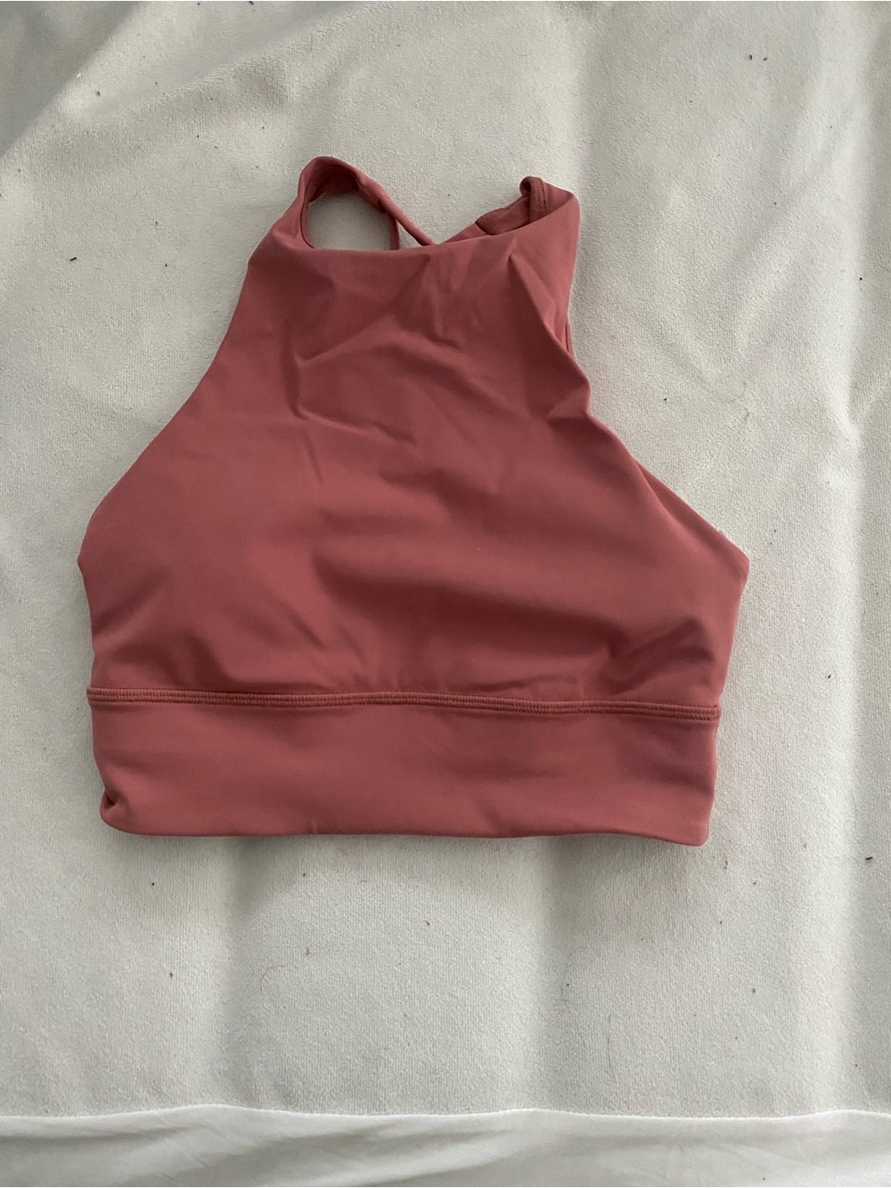 lululemon athletica High-Neck Crop Bralette - Dusty Rose